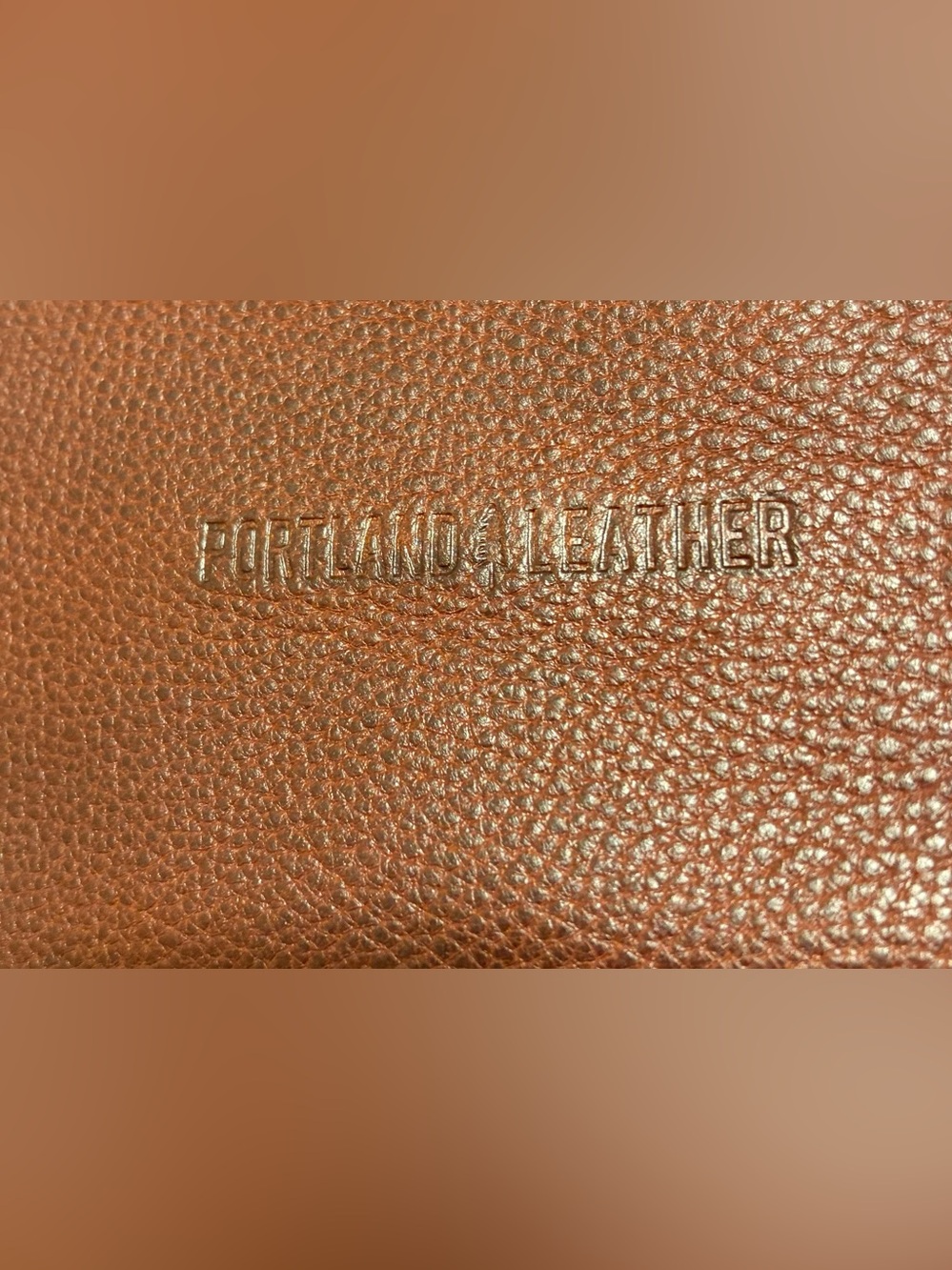 Portland Leather Brown Leather Tote - Picture 5 of 10